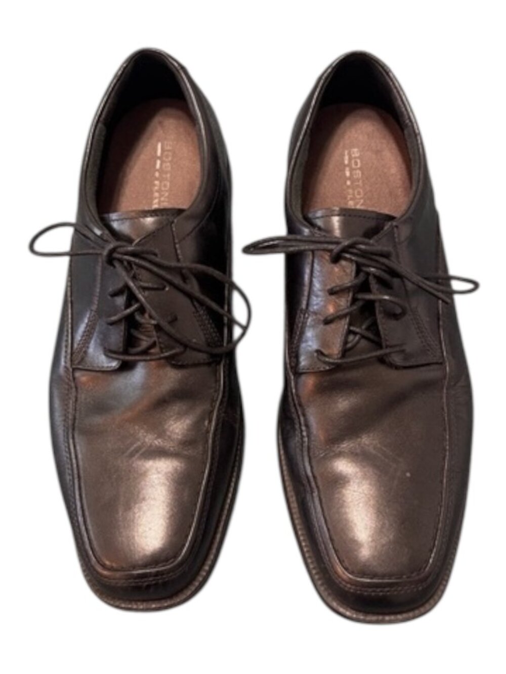Bostonian Leather Lace-Up Oxfords Shoes Men's Size 12M Black 25885
